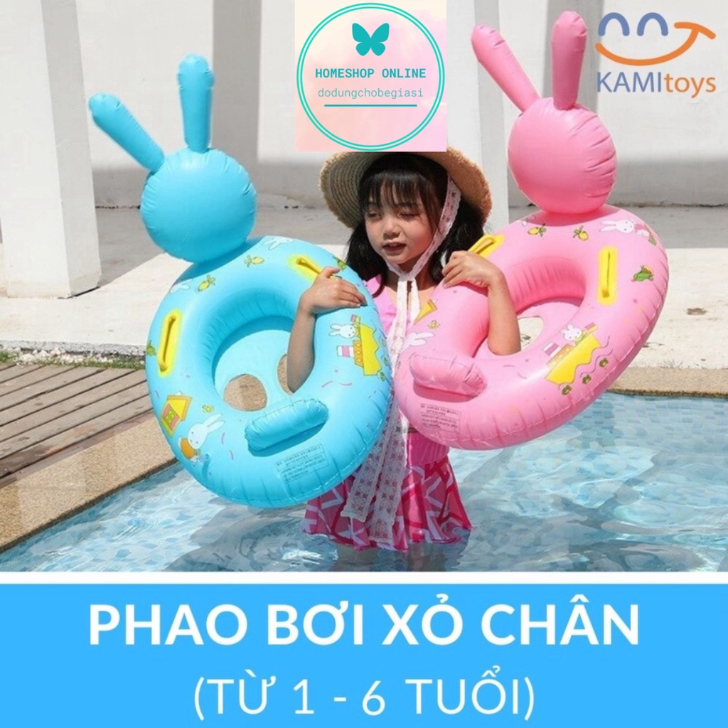 Phao bơi cho bé kiểu xỏ chân hoặc ngồi trên nước (1-6 tuổi) hình Thú đẹp tươi mã 50055