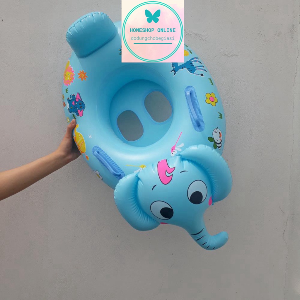 Phao bơi cho bé kiểu xỏ chân hoặc ngồi trên nước (1-6 tuổi) hình Thú đẹp tươi mã 50055