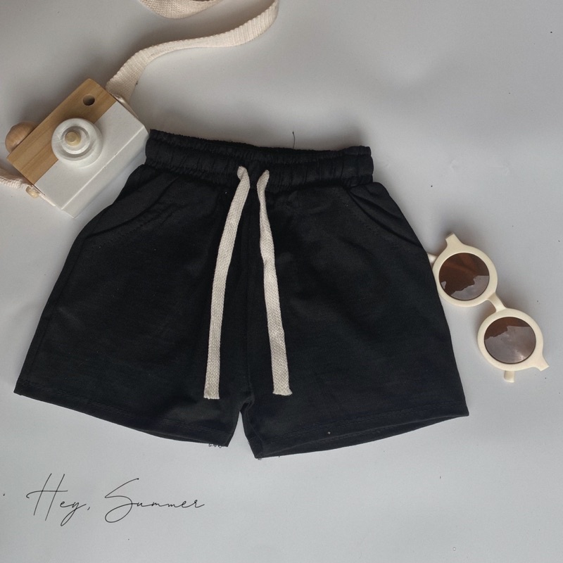 Quần đùi trơn mặc hè cho bé, quần cotton hè cho bé, quần short hè cho bé