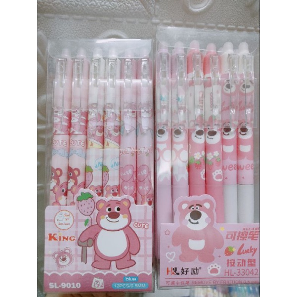 Bút gel bấm xoá được