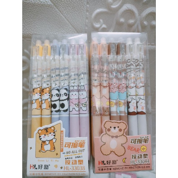 Bút gel bấm xoá được