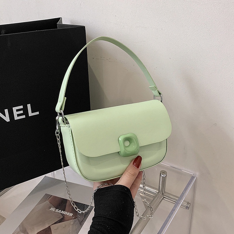 Túi Xách Đeo Vai Phối Dây Xích Thời Trang Mùa Xuân 2023 Dành Cho Nữ