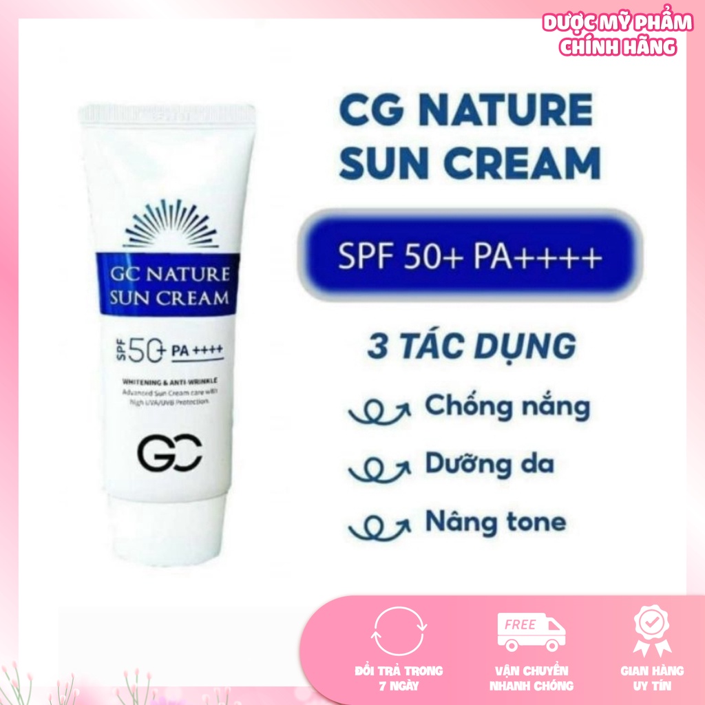 Kem chống nắng phổ rộng GC Guiche 60ml xuất xứ Hàn Quốc kiềm dầu, lên tone