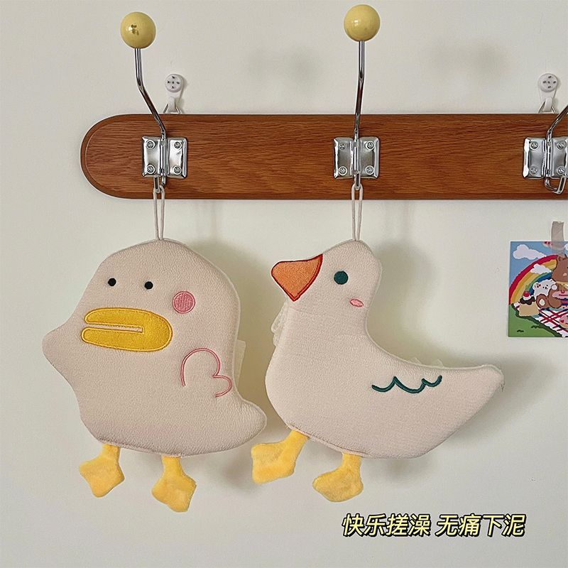 Khăn Tắm Hai Trong Một Hình Đôi Găng Tay Mềm Mại Họa Tiết Hoa Hoạt Hình Đáng Yêu Dành Cho Bạn Nữ