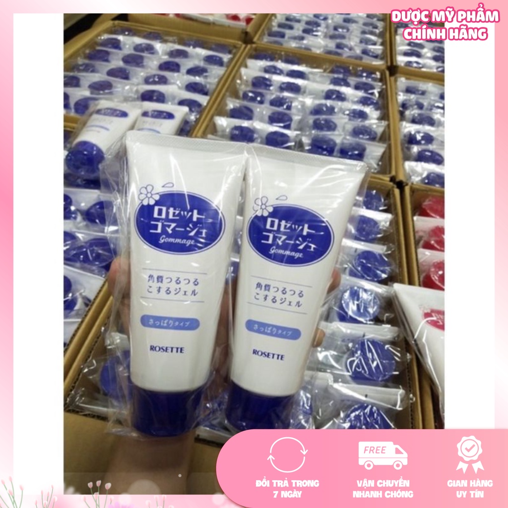 Tẩy da chết Rosette Peeling Gel Nhật Bản 120g giúp tẩy sạch tế bào chết trên da