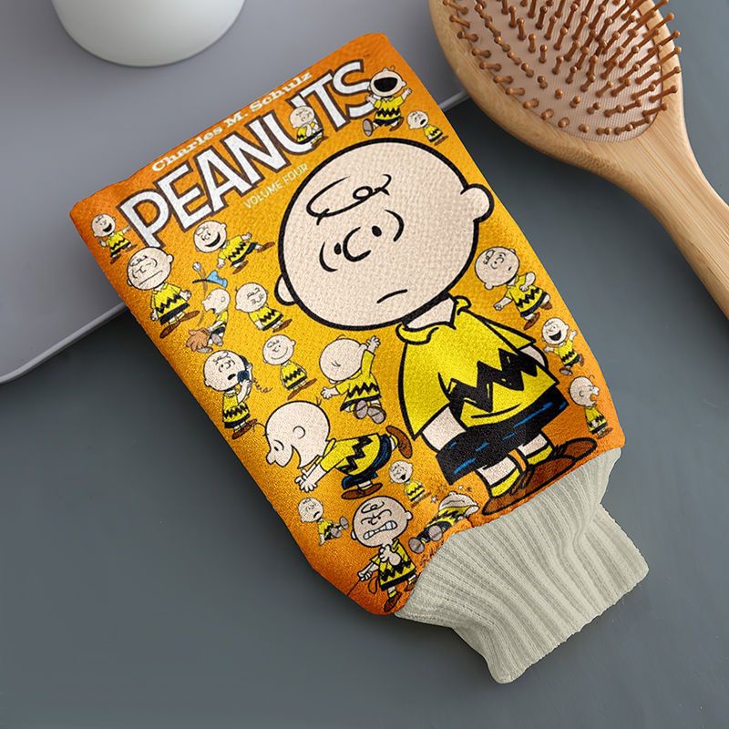 Khăn Tắm Chà Lưng In Hình Chú Chó Snoopy Đáng Yêu Tiện Dụng Cho Gia Đình