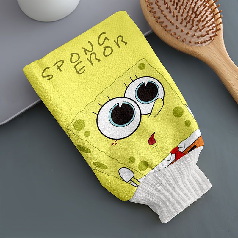Khăn Tắm Chà Lưng Không Đau Nhân Tạo Hoạt Hình Cho Học Sinh