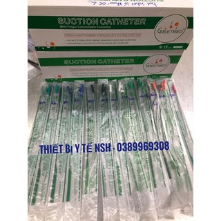 ❤[COMBO 10 SỢI] Ống dây hút dịch dây hút đàm đờm nhớt không van khoá hoặc có van khoá kiểm soát SUCTION CATHETER