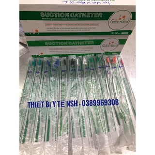 ❤ [COMBO 5 sợi] Ống Dây Hút Dịch,dây hút Đàm Đờm,Nhớt có van khóa kiểm soát và không khóa,ống hút dịch đờm nhớt GREETMED