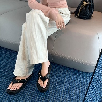 Sandal Xỏ Ngón Đế Dày Thời Trang Đi Biển Cho Nữ