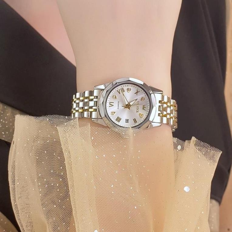 [GIÁ TỐT] OLEVS 9931 Đồng hồ nữ chính hãng Dây đeo bằng thép không gỉ Lịch có chức năng phát sáng Chống thấm nước | BigBuy360 - bigbuy360.vn