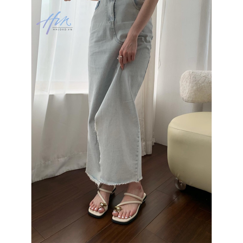 Dép Sandal Đế Bằng Phong Cách Pháp Thời Trang Mùa Hè 2023 Mới Cho Nữ