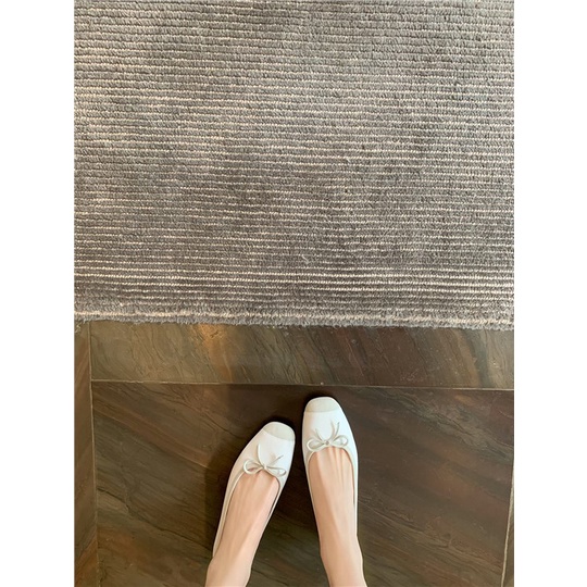 Giày Búp Bê Đế Dày Mũi Vuông Đính Nơ Xinh Xắn Thời Trang Cho Nữ