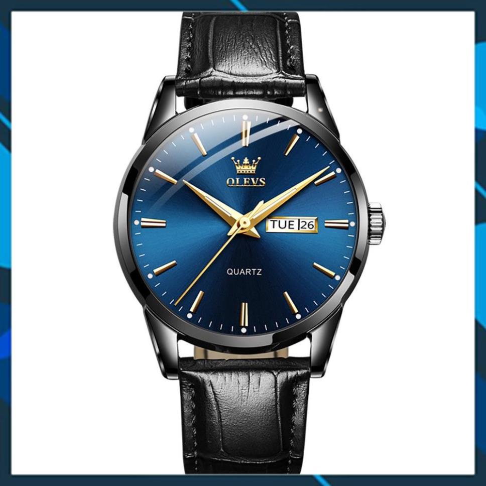 [SIEU SALE ] Đồng hồ nam OLEVS Nhật Bản,Chống nước,Chống Xước,Đồng hồ chạy pin,dạ quang,Dây da cao cấp | BigBuy360 - bigbuy360.vn