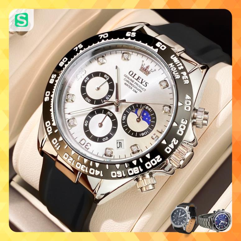 Đồng hồ nam chính hãng Olevs 2875 phát sáng chống nước Rolex,bảo hành 12 tháng