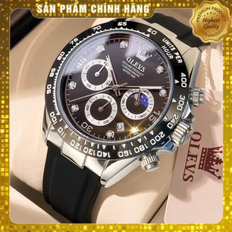 Đồng hồ nam chính hãng Olevs 2875  phát sáng chống vô nước Rolex,bảo hành 12 tháng