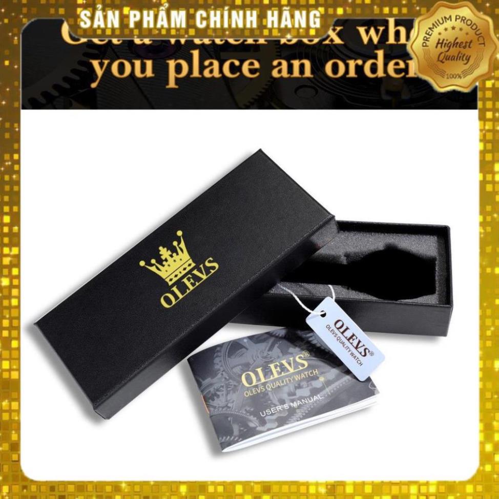 Đồng hồ OLEVS 2858 nam đa chức năng thời trang dây đeo bằng thép không gỉ,BH 12Th