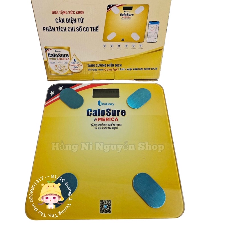 Cân sức khoẻ Bluetooth phân tích các chỉ số cơ thể ( hàng khuyến mãi )