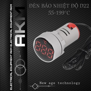 Đèn báo nhiệt độ phi 22