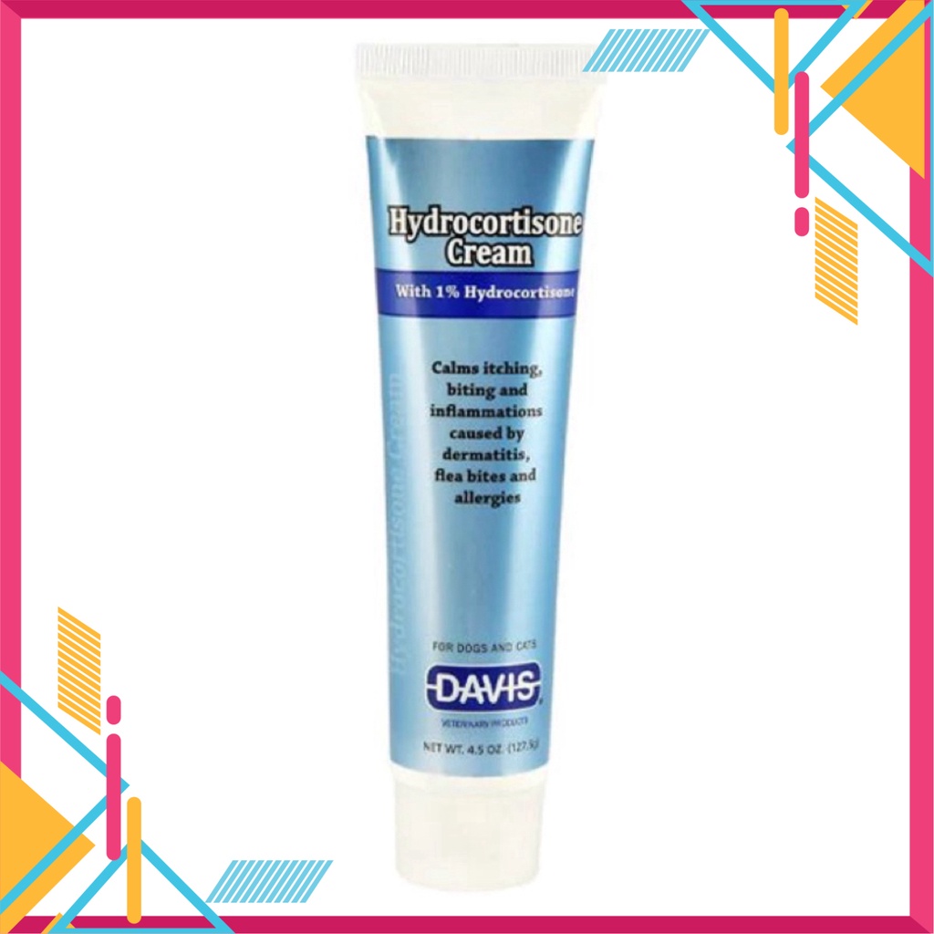 Kem bôi da Davis Hydrocortisone Cream 1% Hydrocortisone - tương trợ dị ứng, mẫn ngứa, viêm da