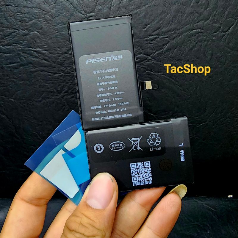 Pin i X Pisen dung lượng 2716mAh chính hãng