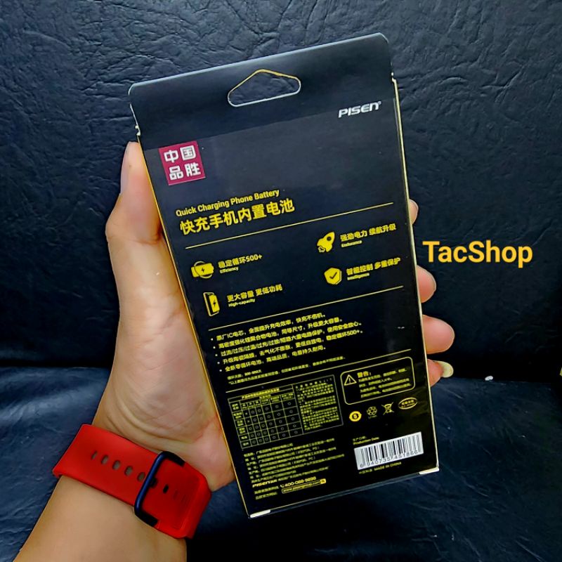 Pin i X Pisen dung lượng 2716mAh chính hãng