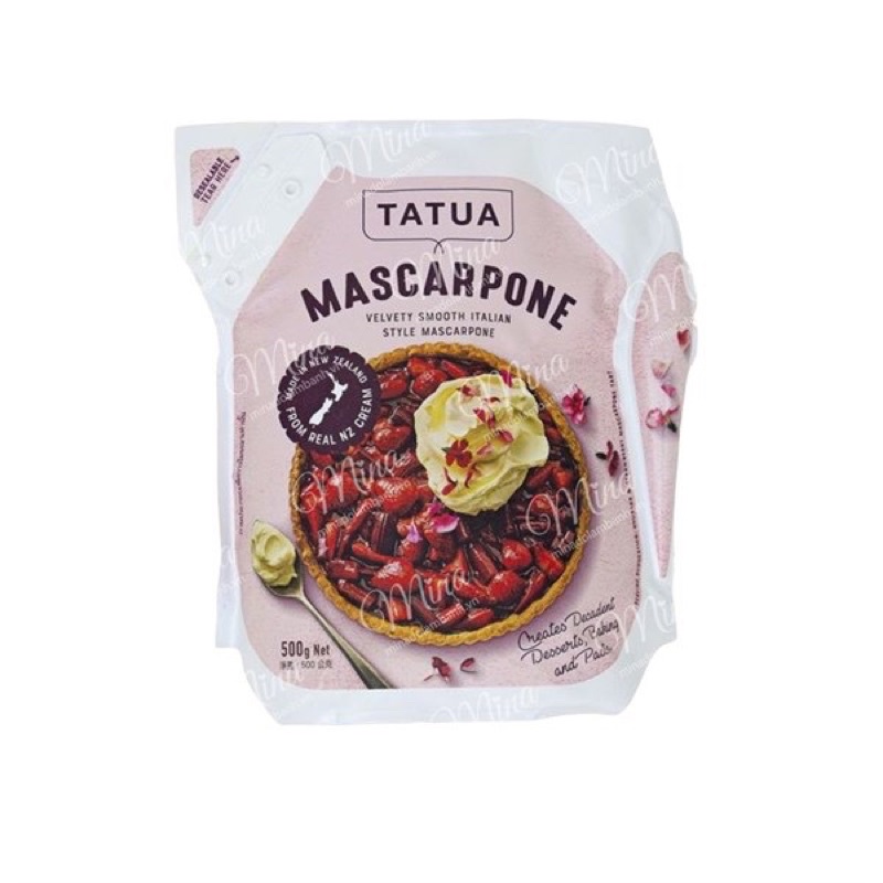 Phô mai kem Mascapone TATUA 1kg - [Chỉ ship Hoả Tốc Hà Nội]
