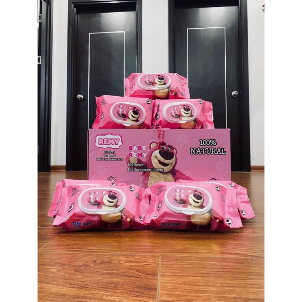 Khăn giấy ướt gấu dâu 120 cái