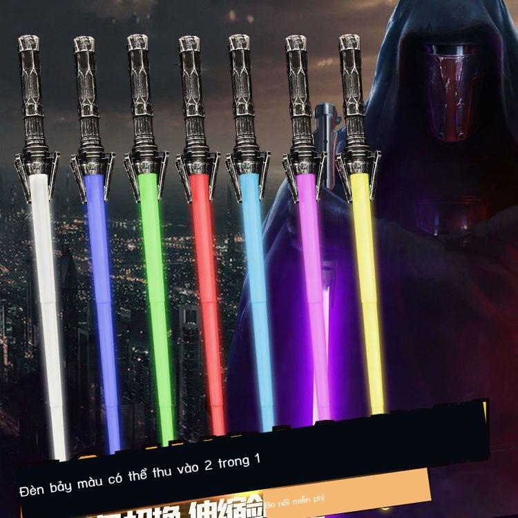 ✶✖( Sẵn)❃◆◊Tặng (2-4 quả pin) GẬY phát sáng, âm thanh laze Star Wars Phát sáng, đấu nối thành gậy.-Lhgb118