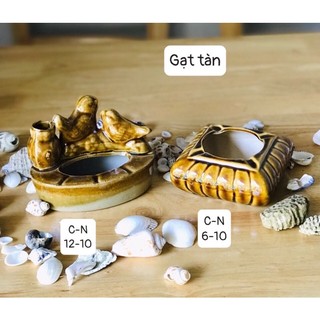 Gạt tàn chú chim và vuông nam bộ phong cách xưa ảnh thật tự chụp 100%