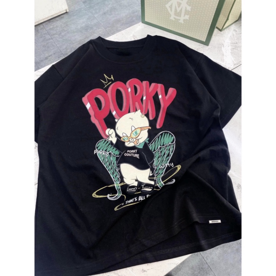 Áo phông mikenco PORKY tshirt tay lỡ đẹp, áo phông nam nữ mikenco Tweety tshirt hottrend 2023 chất cotton siêu xịn AT4 | BigBuy360 - bigbuy360.vn