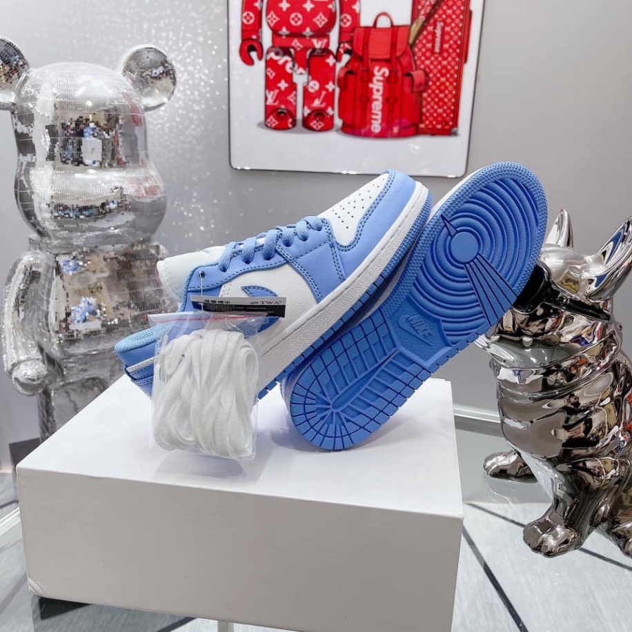 Giày 𝐉𝐨𝐫𝐝𝐚𝐧 Xanh Dương 𝐜ổ thấp - Sneaker Unisex Nam Nữ Hàng cao cấp bản Trung hottrend 2023