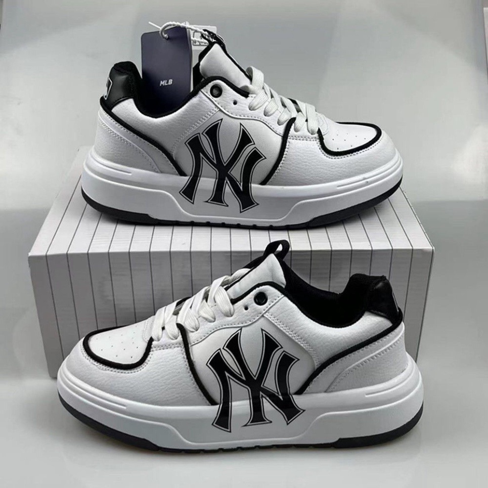 Giày sneaker MLB Chunky Liner NY New York Yankees Màu Xanh, Đen, La Cổ Thấp Cực Kỳ chất cho nam nữ dễ phối đồ | BigBuy360 - bigbuy360.vn