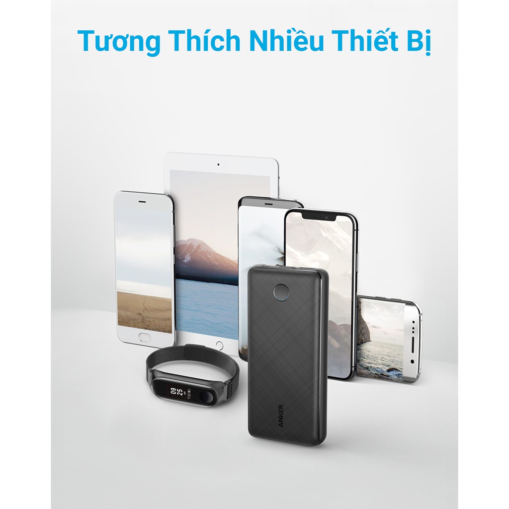 Pin sạc dự phòng ANKER PowerCore Select 20000mAh - A1363 sạc siêu nhanh cho các dòng điện thoại