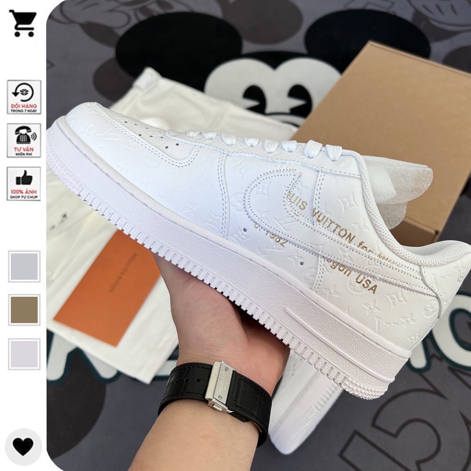 Giày Nike_Trắng LV AF1, Giày Air Force 1 LV Louis Vuitton Nam Nữ Hàng Đẹp Full Box Bill | BigBuy360 - bigbuy360.vn