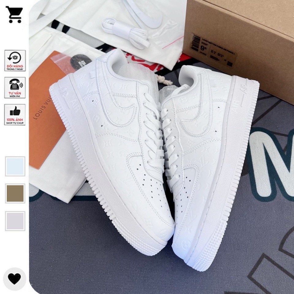 Giày Nike_Trắng LV AF1, Giày Air Force 1 LV Louis Vuitton Nam Nữ Hàng Đẹp Full Box Bill | BigBuy360 - bigbuy360.vn