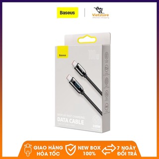 Bộ Sạc Baseus PD 100W USB Loại C Màn Hình LED Hiển Thị Sạc Nhanh Cho Huawei Samsung Xiaomi 11 Cho Máy Tính Xách Tay
