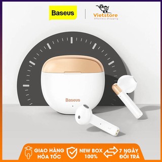 Tai nghe không dây bluetooth Baseus True Wireless Earphones AIRNORA , loại bỏ tiếng ồn, hỗ trợ sạc không dây