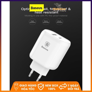 Cốc sạc nhanh Baseus công suất 32W cổng TypeC và PD Sạc Nhanh USB Charger Đối Với iPhone X 8 kèm cáp Type C Cáp Sạc Nhan