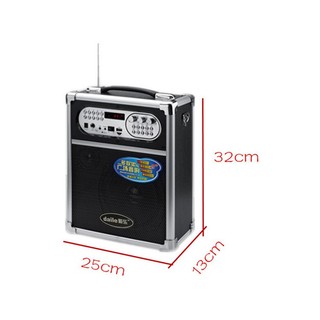 Loa bluetooth cao cấp âm thanh HiFi hát karaoke kiêm trợ giảng đa năng tặng kèm Mic không dây Q78BT 2018