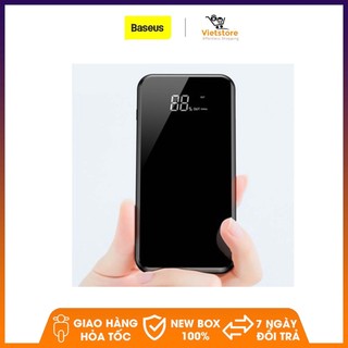 Sạc không dây siêu mỏng siêu đẹp chuẩn Qi kiêm pin dự phòng 8000 mAh