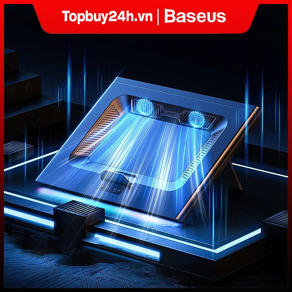 Đế tản nhiệt máy tính xách tay Baseus ThermoCool phiên bản quạt Turbo Topby24h.vn