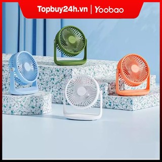 Quạt Sạc Tích Điện Yoobao F2 Pro 10000Mah Chạy Liên Tục 50 Giờ