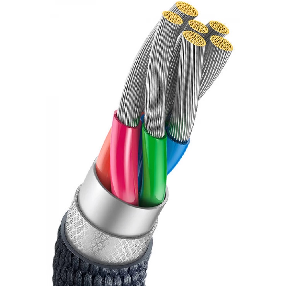 Cáp Sạc Nhanh Bọc Dù Baseus USB to Type C 100w 2.4A_Bảo Hành 12 Tháng_Topbuy24h.vn