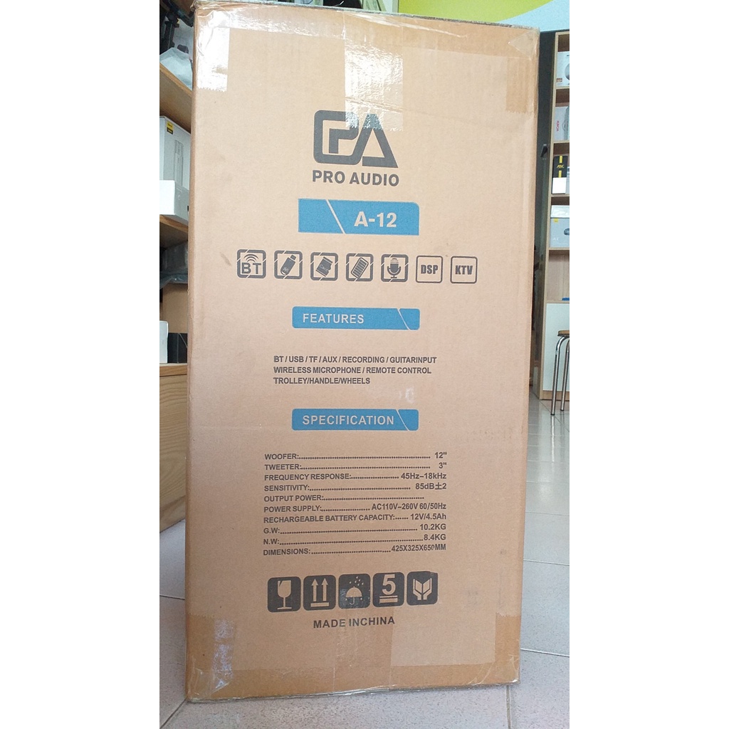 Loa kéo Karaoke Pro Audio A12/A10 Siêu Bass Công Suất Đỉnh 1000W-1500W