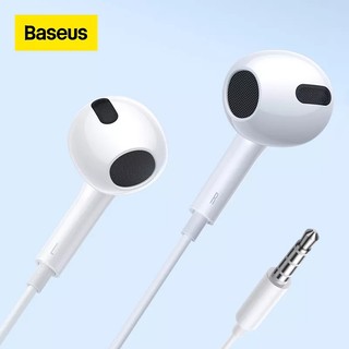 Tai nghe nhét tai Baseus H17 siêu chất jack 3.5mm cho điện thoại Samsung Xiaomi Tai nghe Tai nghe có dây có mic