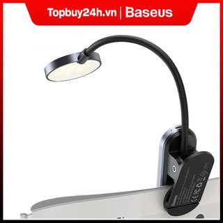 Đèn LED Baseus nhỏ kẹp bàn không dây cảm ứng sạc USB để đọc sách vào ban đêm