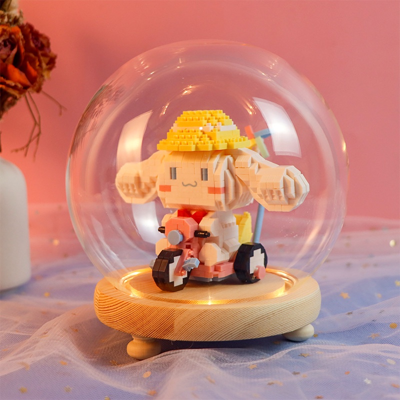 ❤️TOBIASSLOVE cinnamoroll Khối xây dựng Bộ Đồ Chơi Lắp Ráp Hình Chú Chó cinnamon đồ chơi trẻ em đồ chơi cho bé trai  gái Khối câu đố