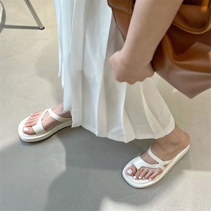 Dép xỏ ngón mùa hè mẫu mới đế mềm đế dày đi chơi