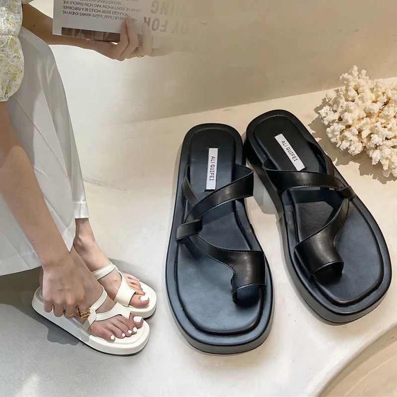 Dép xỏ ngón mùa hè mẫu mới đế mềm đế dày đi chơi